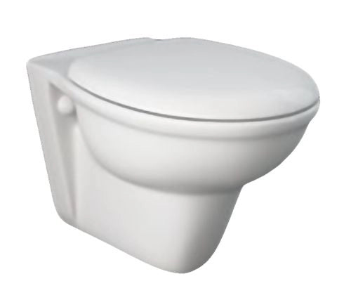 Vaso sospeso Karla rak ceramics 55x37x37 cm a parete bianco ovale 55x37x37