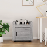 Carrello Scrivania Grigio Sonoma 60x45x60 cm Legno Multistrato 816614