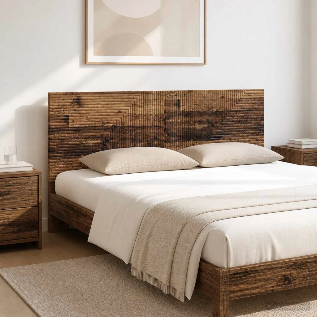 Testiera da Muro HAARLEM Legno antico Legno ingegnerizzato 896953