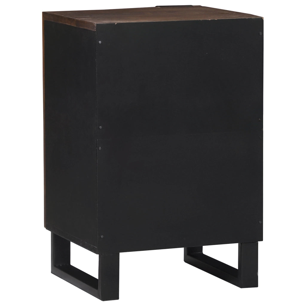 Armadio da bagno 38x33.5x58 cm in legno massello di mango