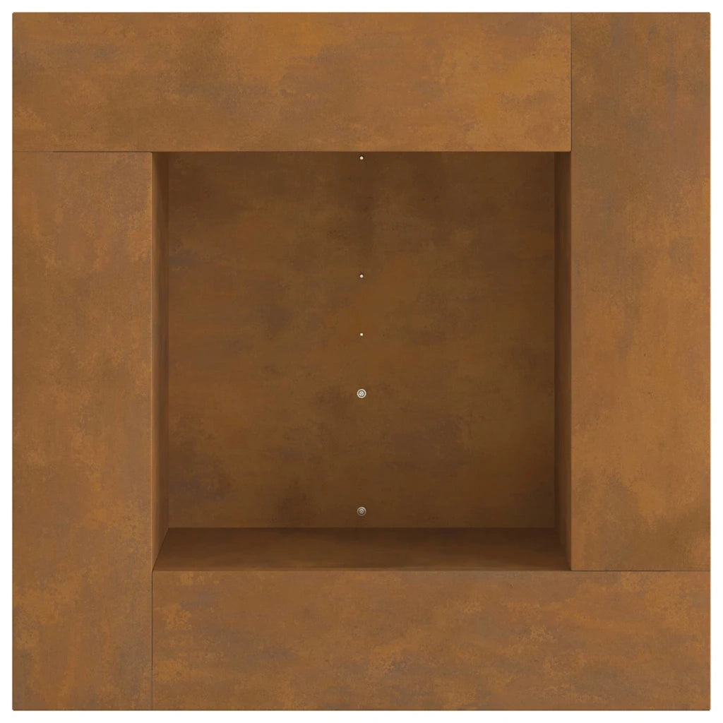 Focolare-Stufa-Camino Marrone 60 x 60 x 30 cm Acciaio 952263