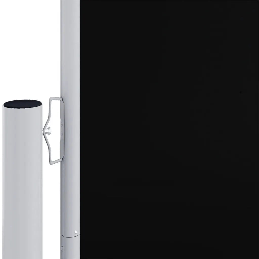 Tenda da Sole Laterale Retrattile Nera 200x1200 cm 318078