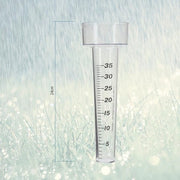 Misuratore di pioggia vetrata trasparente - resistente all'usura