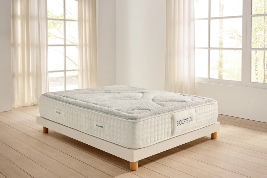 Materasso a molle insacchettate Biocrystal Gold Spring, 30cm, 150x190cm - Moonia