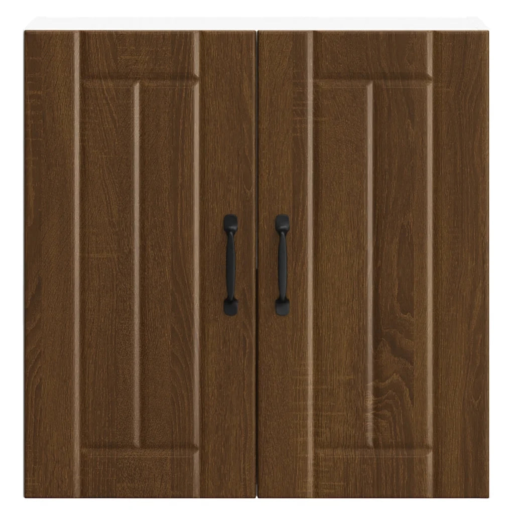 Pensile da Cucina-Mobile Cucina da Parete Lucca Rovere Marrone in Legno Multistrato 777651