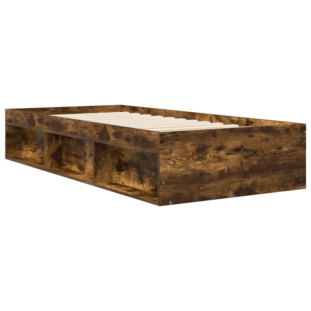 Telaio del letto con storage Rovere Fumo 80 x 200 cm 3429519