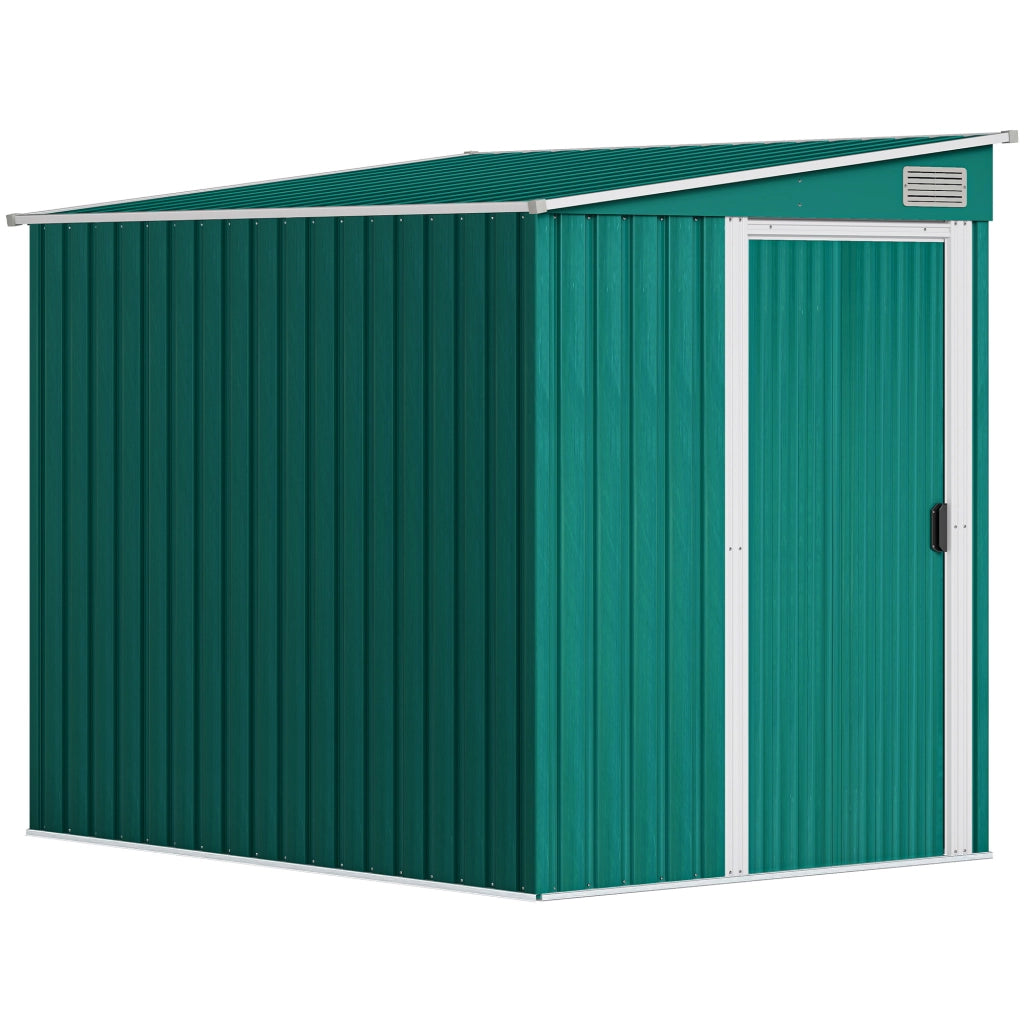 Capanno Attrezzi Giardino in Metallo ¨C Zephmum ¨C Verde 150x200x200 cm