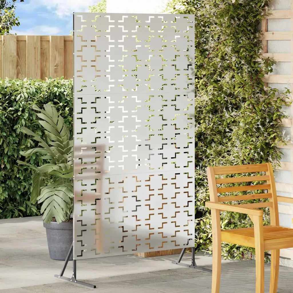 Schermo per Privacy Grigio 100 x 50 x 180 cm Acciaio CFW9625458