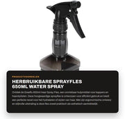 Spray per Capelli Flessibile 650ml - Flessibile - Flessibile Vuoto - Progettazione Ergonomica - Aspiratore di Nebbia Fine - Materiale Duraturo
