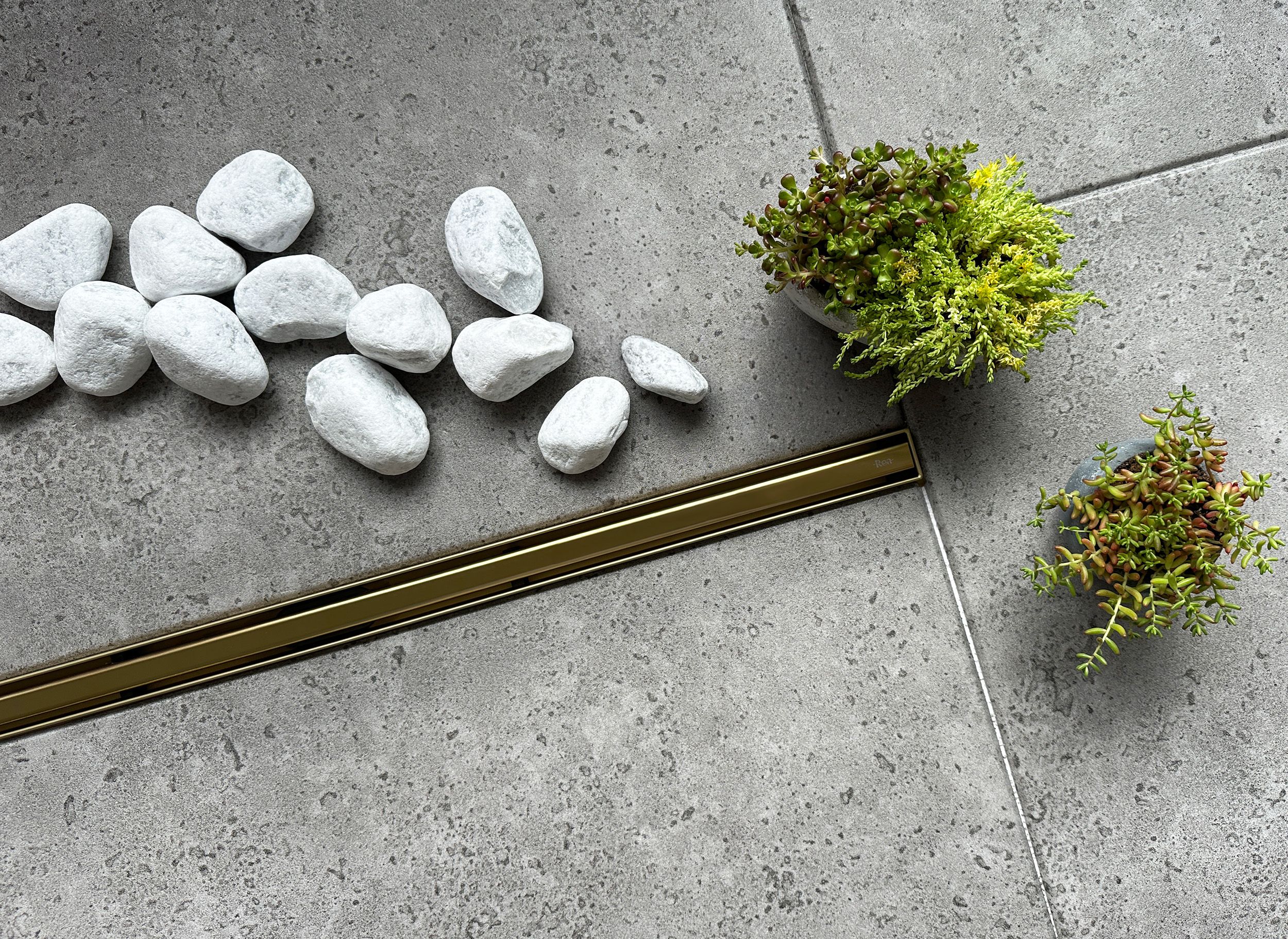 Scarico Lineare Rea Neox Slim Pro Gold 70