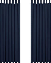 Tende oscuranti con nodi a spirale - Set da 2, scuro e stile