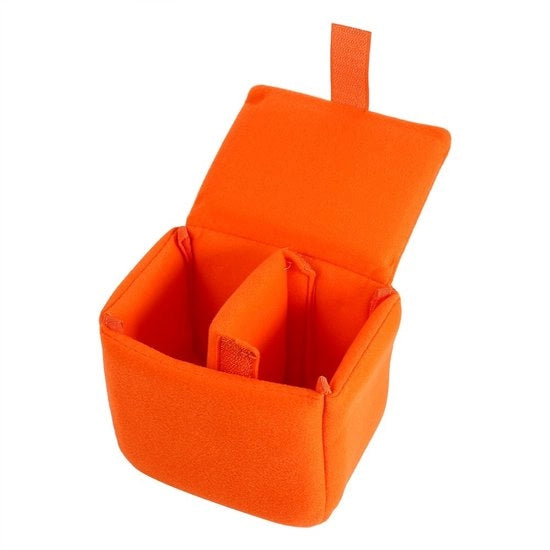 Casco per fotocamera DSLR - Resistente allo shock - Ripiegabile - Materiale in velluto - Formato compatto - Protezione per fotocamera
