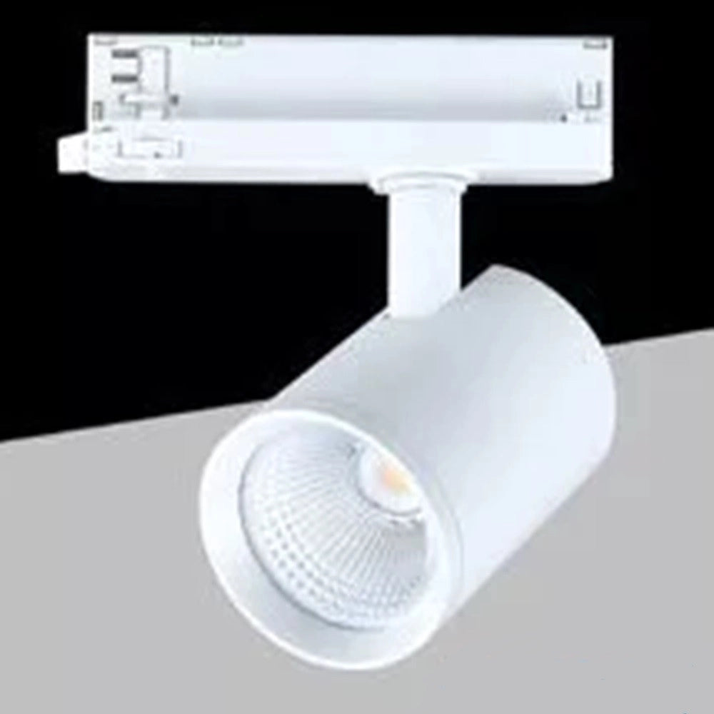 Trade Shop - Faretto Led Per Binario Trifase 30w Lampada Orientabile Luce Naturale Calda Ip20 Gd19c20 -