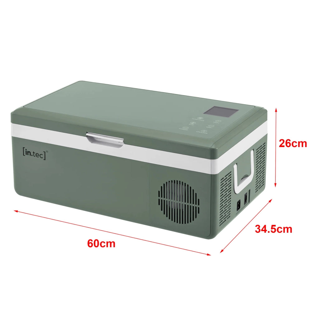 Frigorifero elettrico portatile capacità 15 litri verde militare in.tec 03_0009485