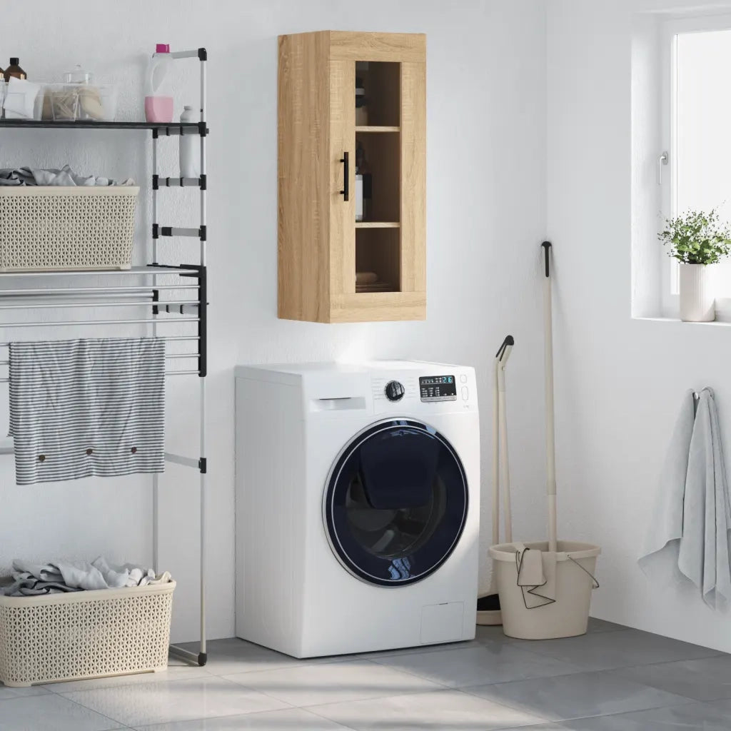 Armadietto a Muro | Mobile a Parete Rovere Sonoma 34,5x34x90 cm