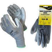 GUANTO POLIURETANO GRIGIO WORKIT - MAGLIA LEGGERA SINTETICO GRIGIO  9- 12 paia