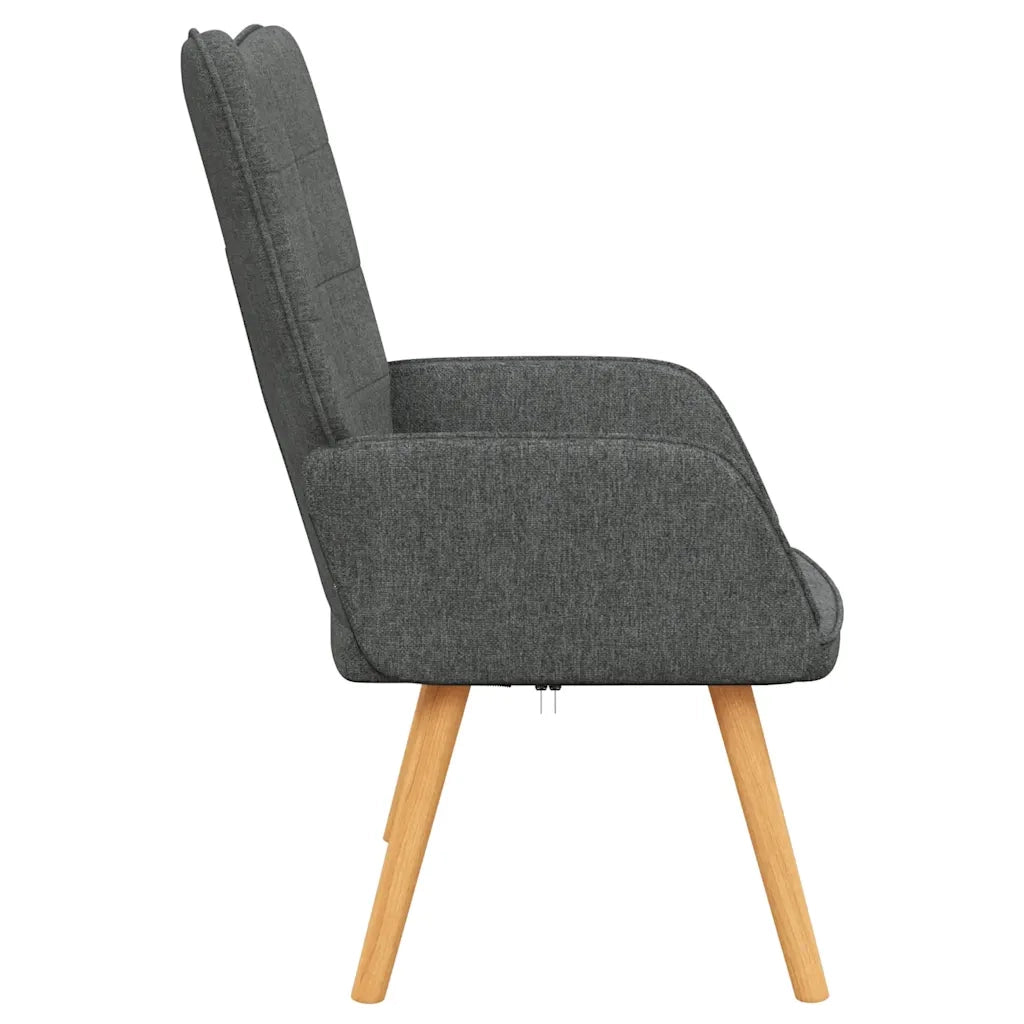 Poltrona Relax Grigio Scuro in Tessuto 327920