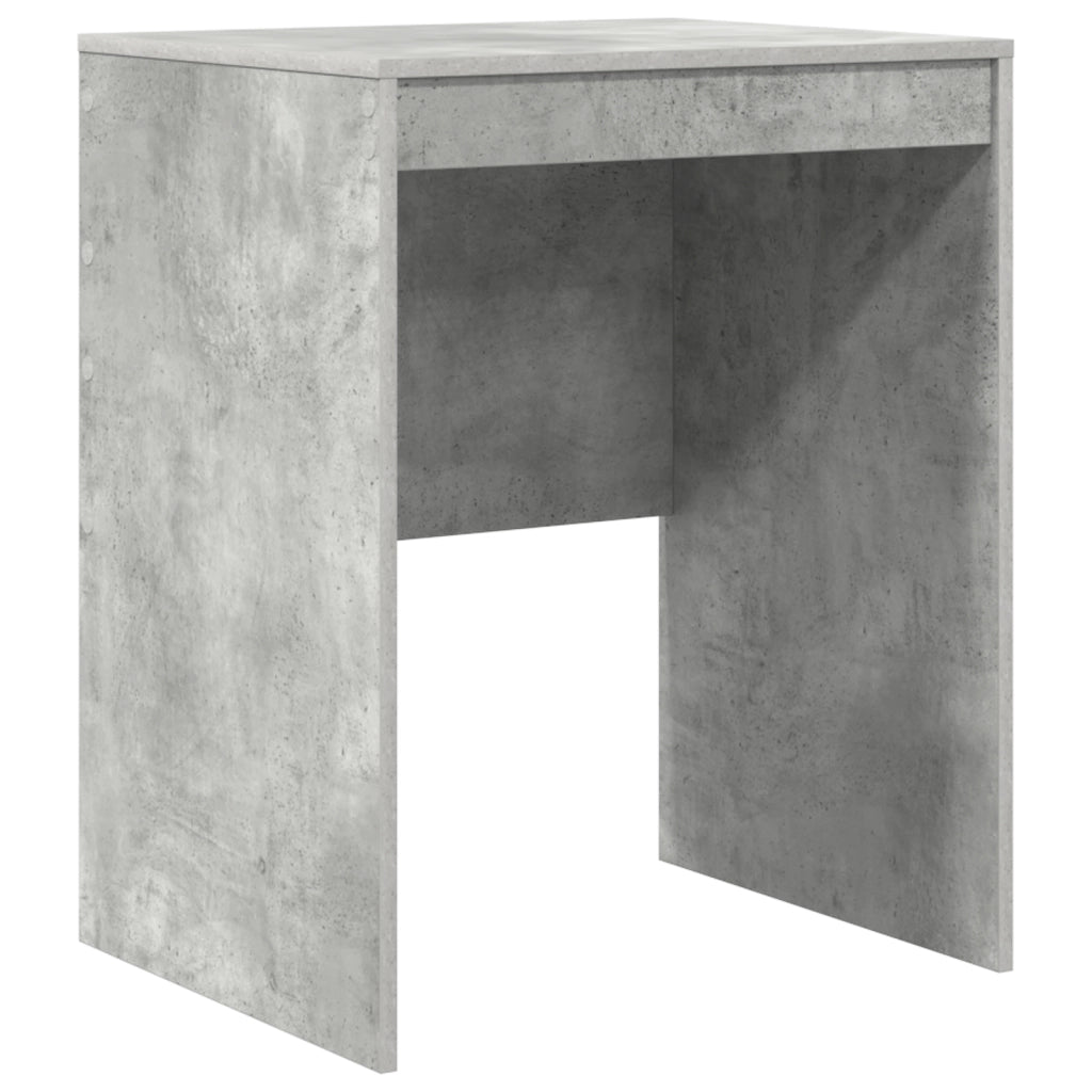 Scrivania con Spazio di Archiviazione Grigio Cemento Legno Ingegnerizzato