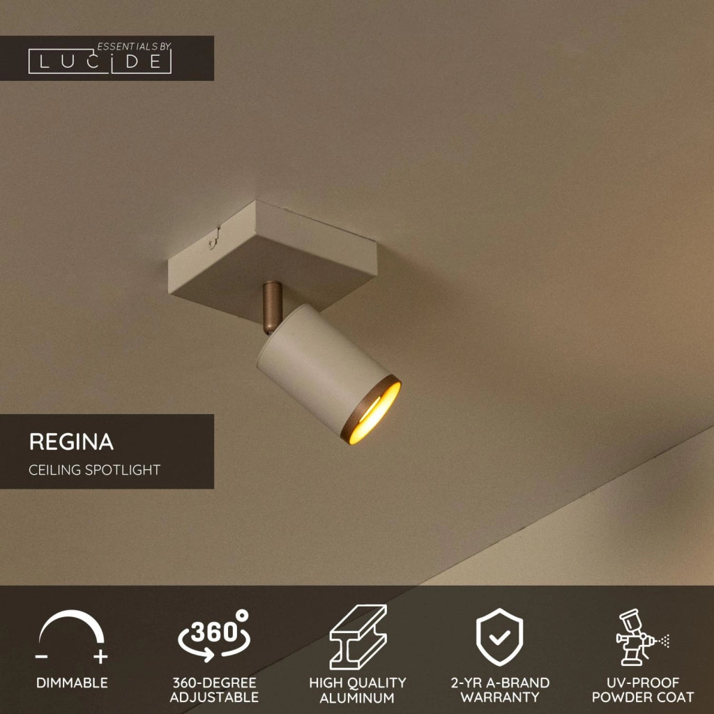 Faretto parete-soffitto REGINA taupe 1xGU10 Lucide