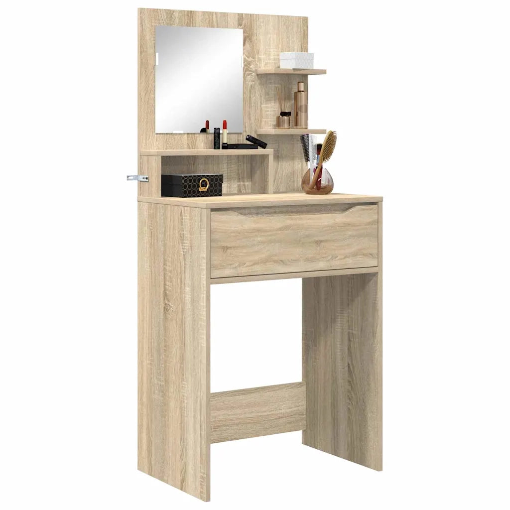 Tavoli da Trucco per Camera da Letto con cassetto Rovere Sonoma
