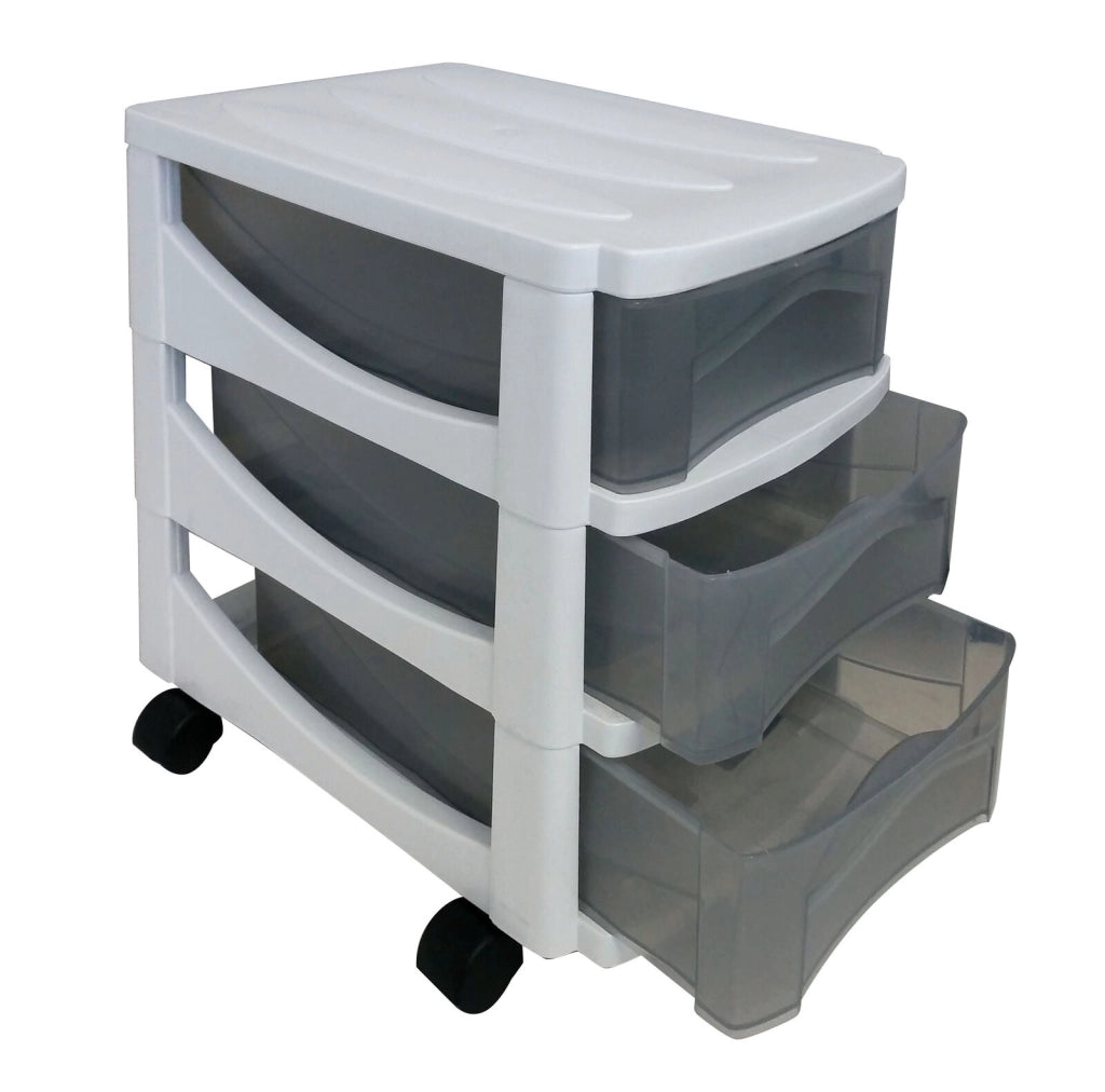 CASSETTIERA BIG HOBBY 3 CASSETTI - 30x40x40h ARGENTO