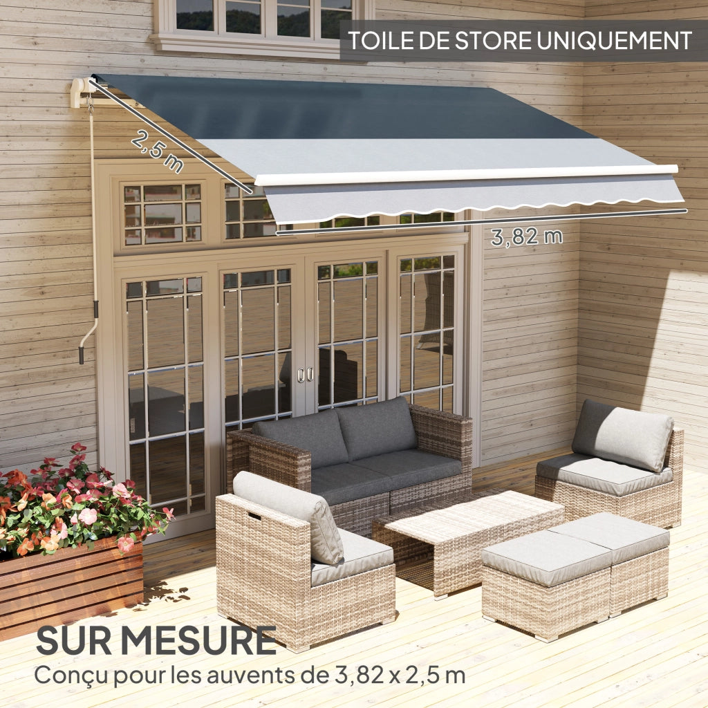 Tenda da Esterno ¨C zephmum ¨C Grigio 4x3 m