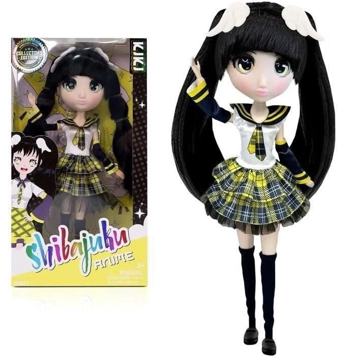 Grande bambola Kawai in stile giapponese da 30 cm - Kiki Doll - BANDAI - Licenza ufficiale Shibajuku Anime