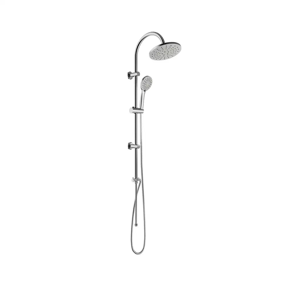 Colonna doccia in acciaio inox soffione 20 cm | Brenta