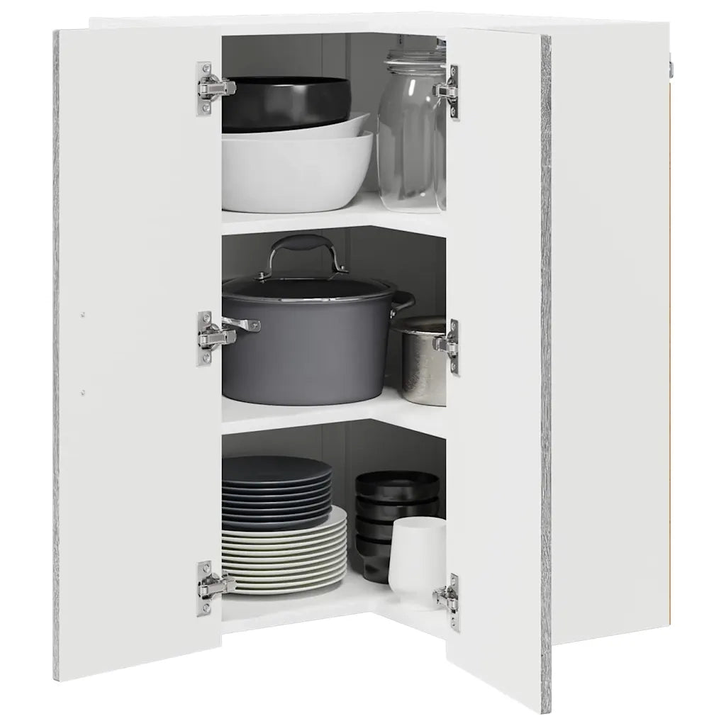 Mobile da cucina con lo scaffale-Armadio da cucina Grigio Sonoma 57 x 57 x 80 cm 614751