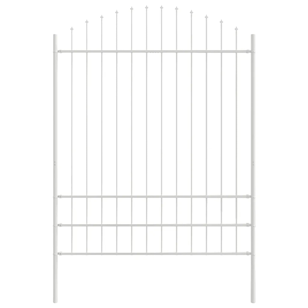 Recinzione per Giardino 8 pcs Bianco 170 x 225 cm 3360177