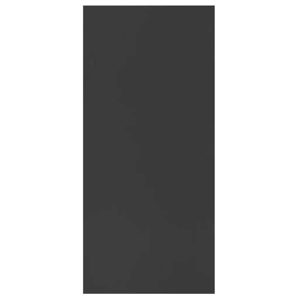 Libreria/Credenza Nera 66x30x130 cm in Legno Multistrato 800154