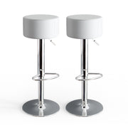 Vicco Set di 2 sgabelli da bar Bianco 33 x 92 cm 2 parti