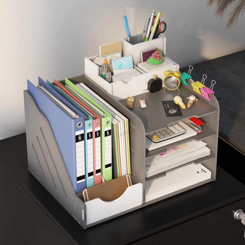 Mobiletto portadocumenti nero con ruote, dotato di 2 cassetti con serratura e rotelle in acciaio, dimensioni 37x43,5x67,5 cm, ideale per ufficio e