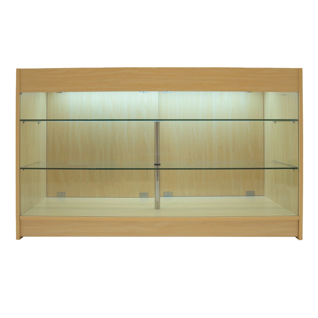 Set Banconi LED Acero Aries K1500 CM60 TB60 Vetrina Negozio con Serratura
