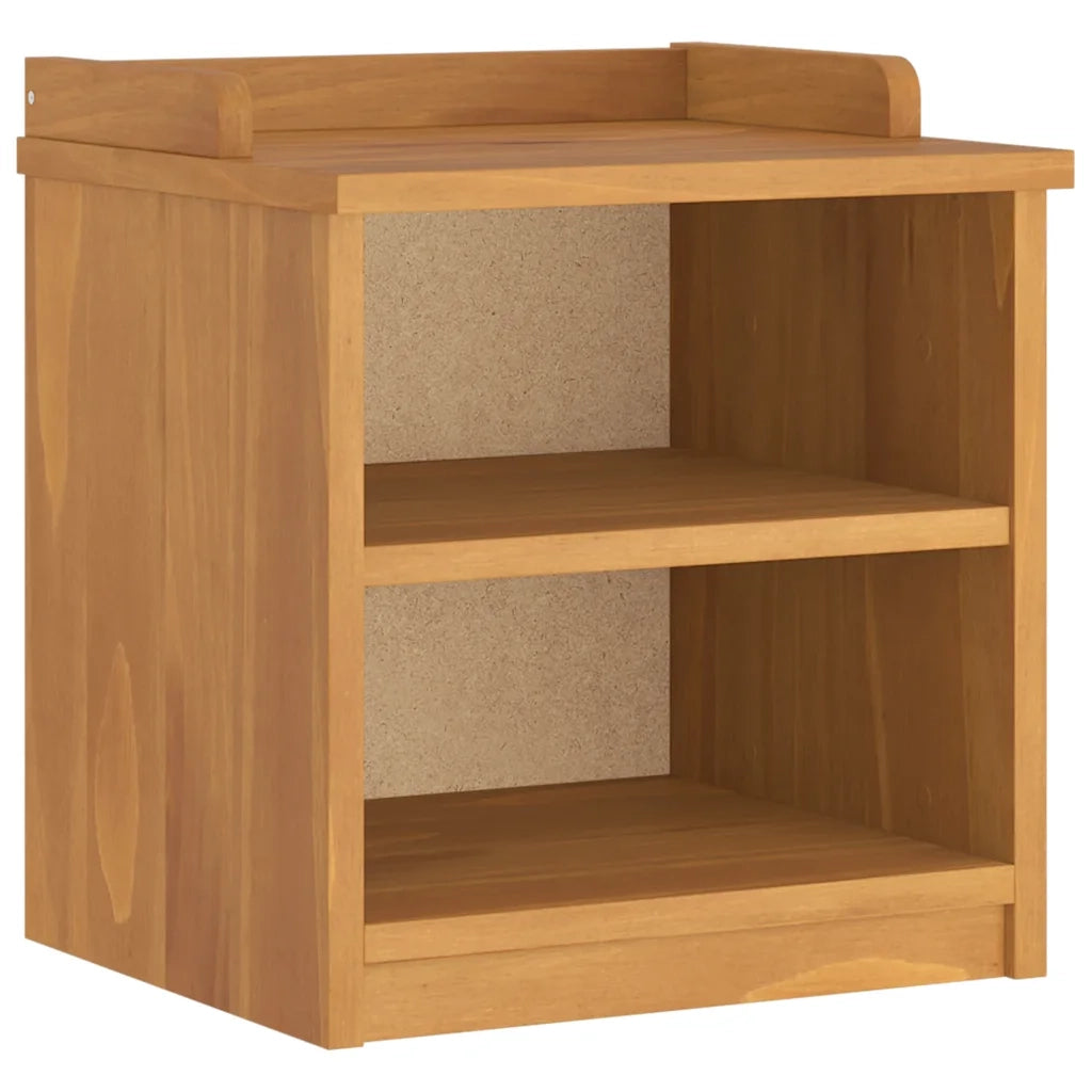 Panca da Corridoio-Sgabello-Panca con Contenitore SANDNES 45x40x50 cm Legno Massello di Pino 162964
