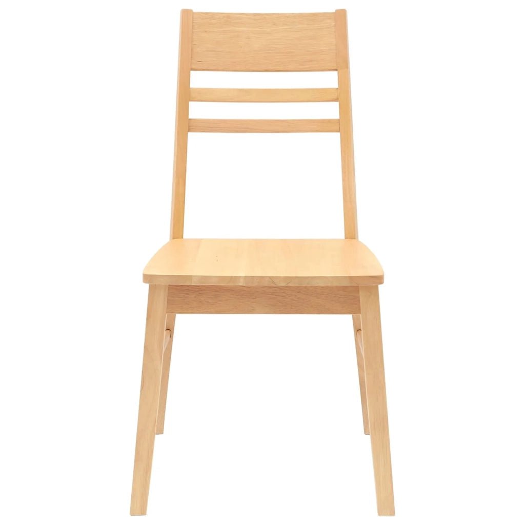 Sedie da pranzo 2 pcs Naturale 43 x 54 x 89 cm