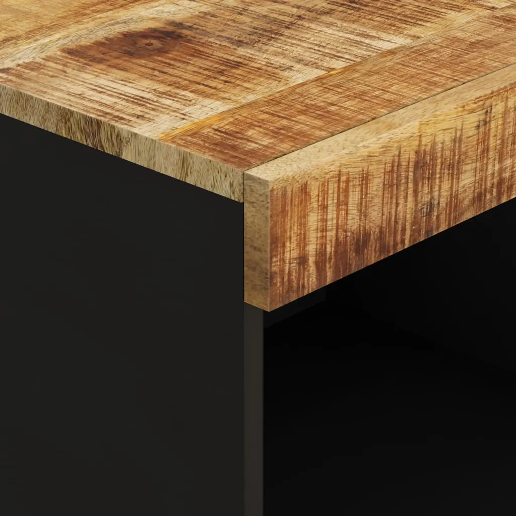 Credenza | Madia | Buffet da pranzo | Armadio da pranzo 85x33x75 cm in Legno Massello di Mango