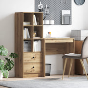 Scrivania con Storage Rovere Artigianale Legno Ingengerizzato