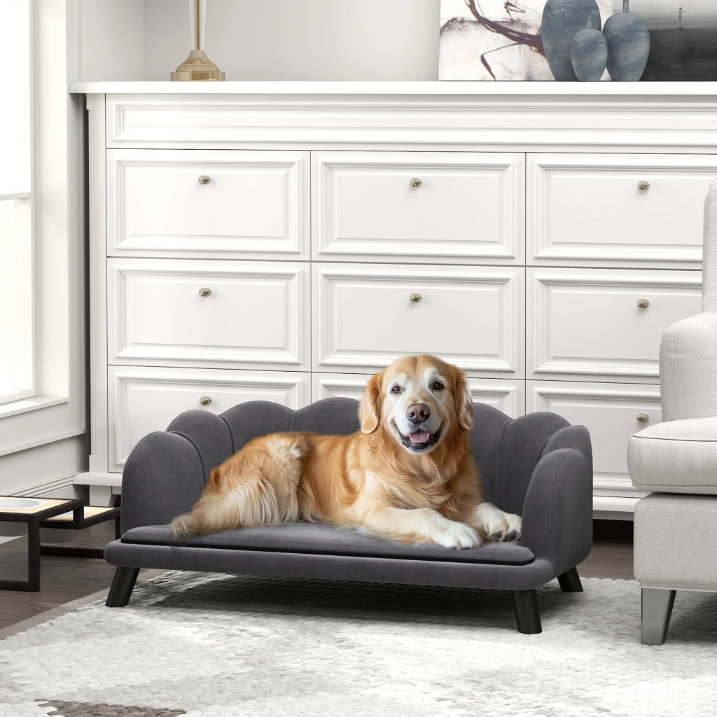 Divano per Cani Medio-Grande Copridivano Sfoderabile ¨C zephmum ¨C Grigio