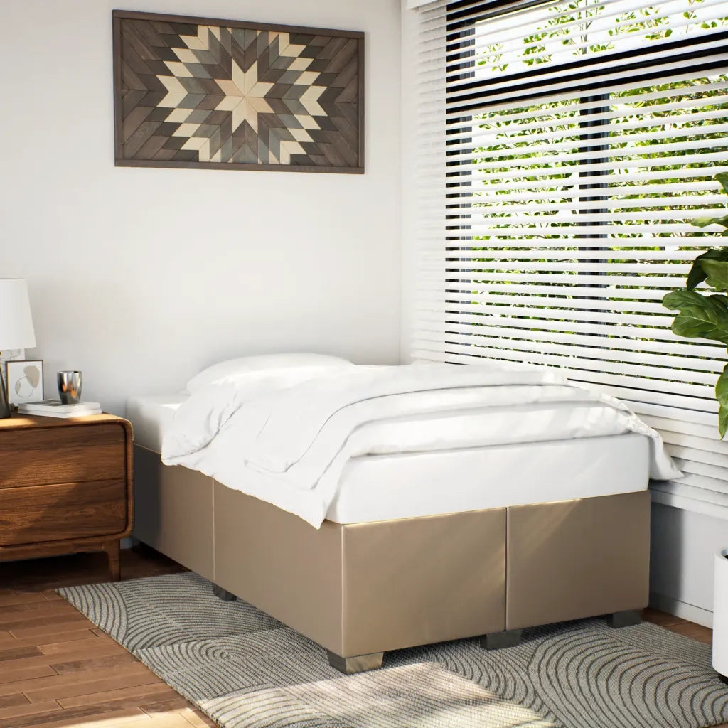 Giroletto senza Materasso Cappuccino 120x190 cm in Similpelle
