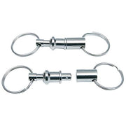 PORTACHIAVE STACCA ATTACCA - DOPPIO ANELLO CF=PZ 12- 1 confezioni