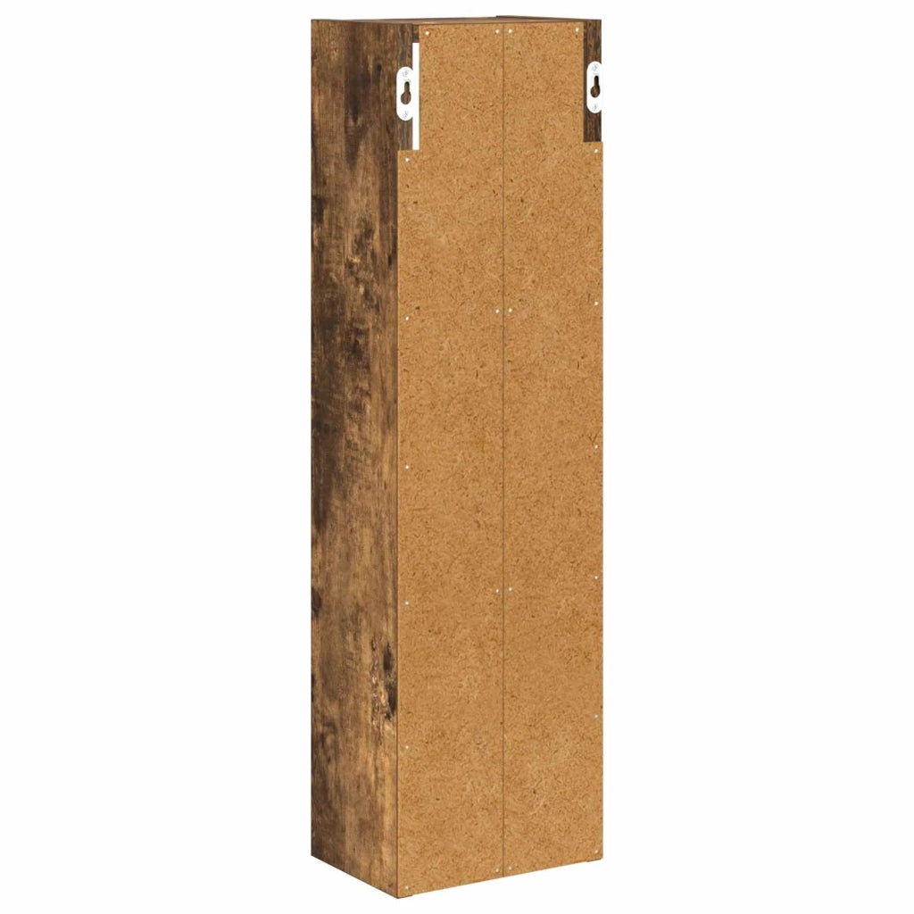 Armadio da bagno a muro Quercia Affumicata 20 x 14 x 70 cm 889299