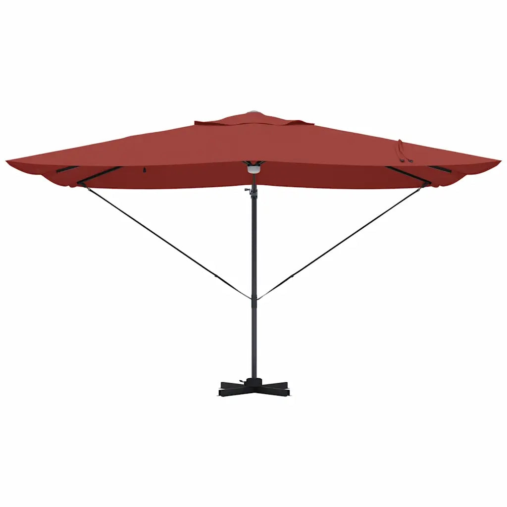 Ombrellone Terracotta 351 x 250 x 253 cm Poliestere e Alluminio 42003366
