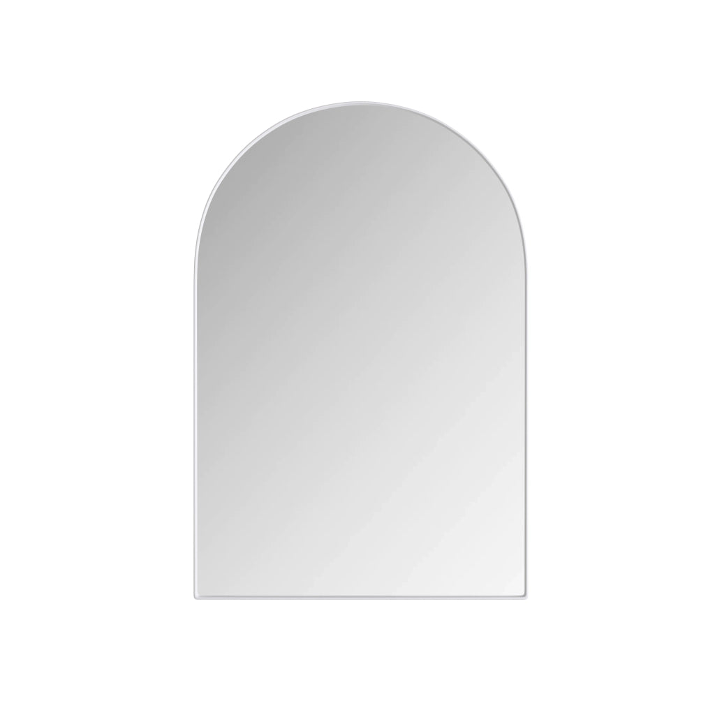ARMADIO SPECCHIERA ad arco da parete o incasso in metallo bianco
