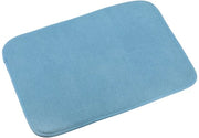Microvezel afdruipmat, 40 x 30 cm, afdruipmat per cucina, afdruipmat per superficie di lavoro, asciuga rapidamente, blu