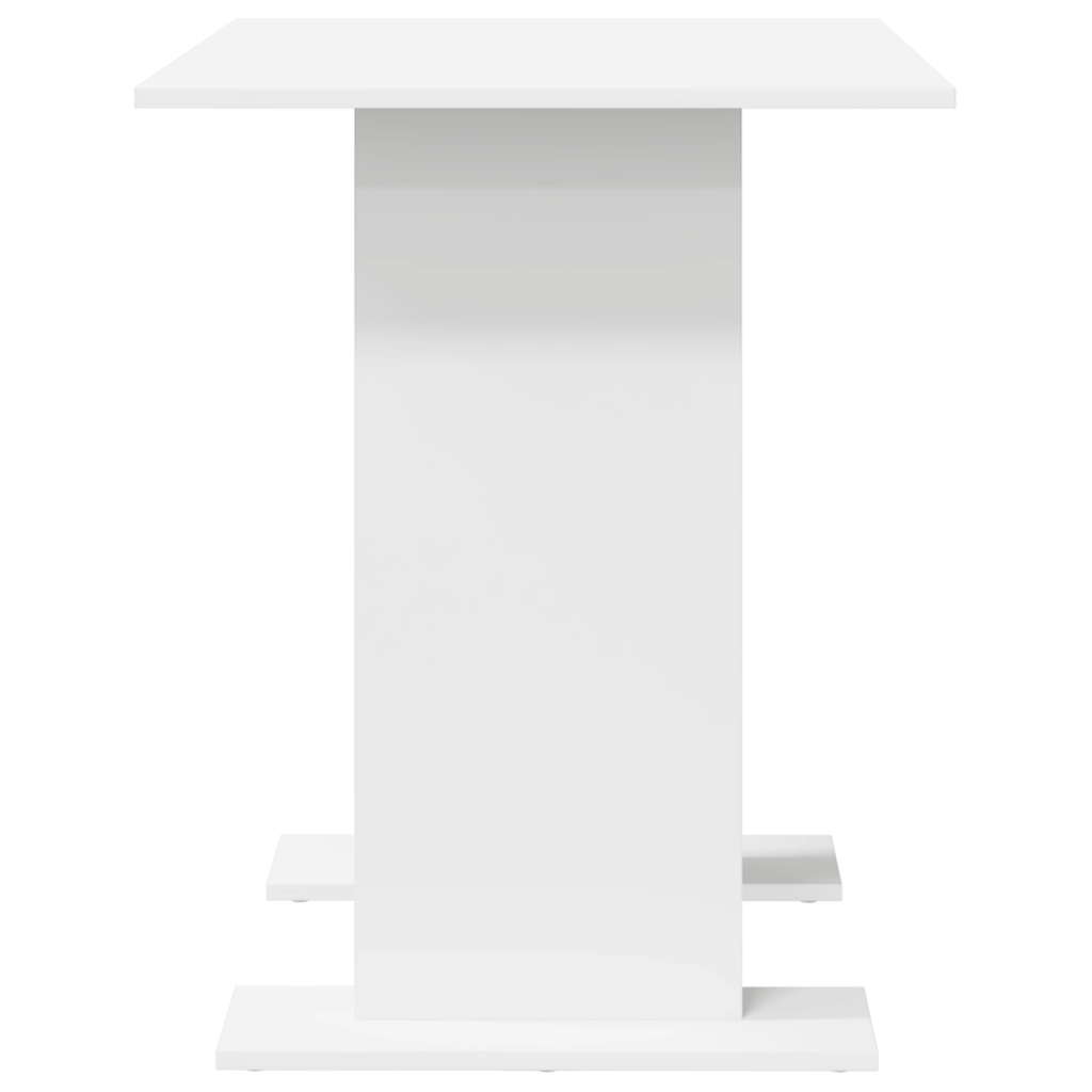 Tavolo da pranzo  Bianco 110x60x75 cm in legno ingegnerizzato