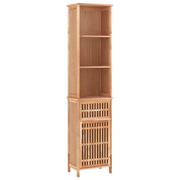 Armadietto da Bagno | Armadio da bagno 42x29x182 cm in Legno Massello di Noce