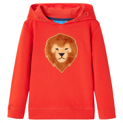 Felpa con Cappuccio da Bambino Rossa 104cod mxl 85928