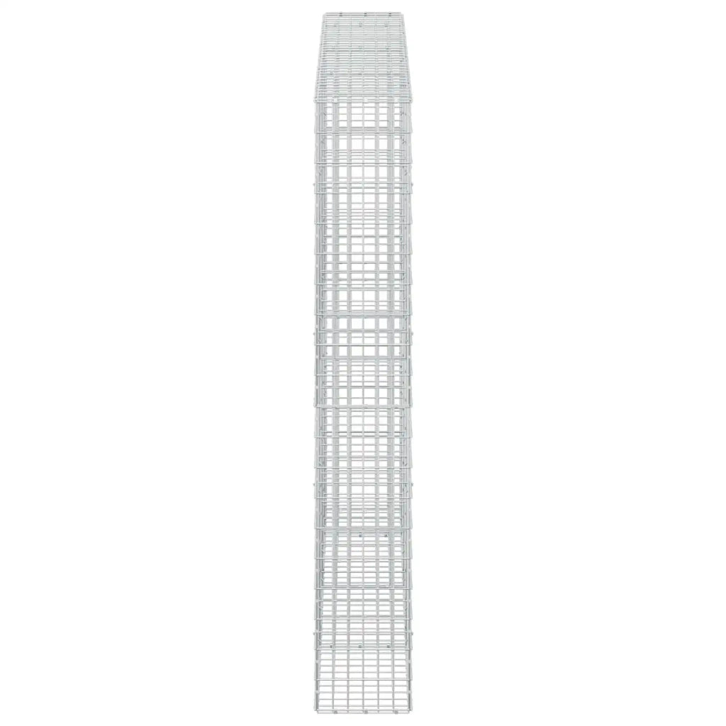Gabione con Filo da 3,5 mm e Rete da 5x10 cm 350x30x200 cm 3462769
