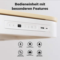 Scrivania motorizzata regolabile in altezza con stazione di ricarica e motore singolo, Standing desk